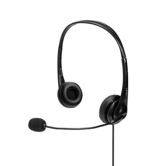 Lindy Auriculares Profesionales USB Tipo A con Cable y Micrófono Omni-direccional, Controles en Línea, Binaural Estéreo, Ligeros para PC. Lindy Auriculares Profesionales USB Tipo A con Cable y Micrófono Omni-direccional, Controles en Línea, Binaural Estéreo, Ligeros para PC.