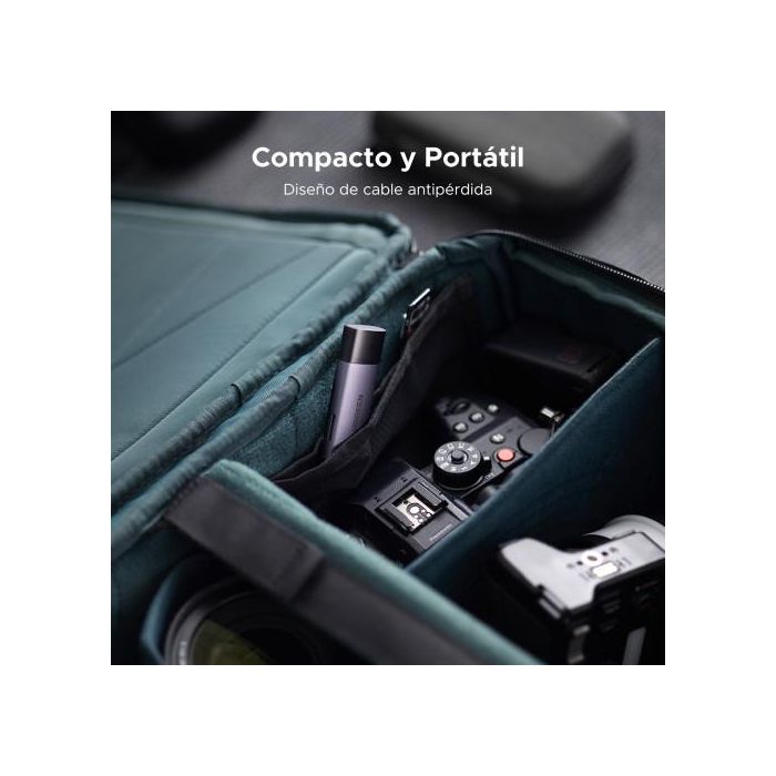 UGREEN 50706 Lector de Tarjetas USB/Micro-USB Doble SD/Micro SD, Plata 7