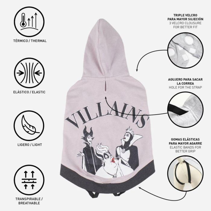 Sudadera para perro XS disney villanas talla XS 2 Sudadera para perro XS disney villanas talla XS 2