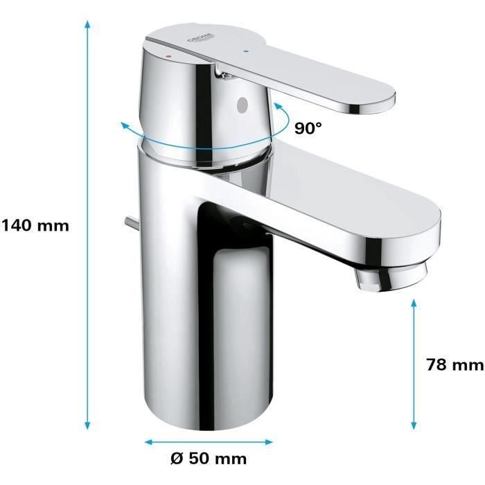 GROHE - Mezclador monomando de lavabo - Tamaño S 2