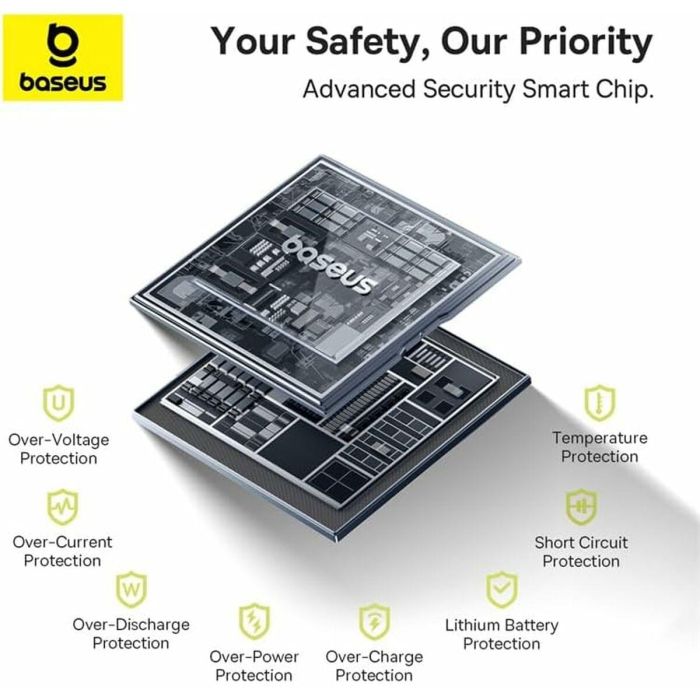 Powerbank Baseus P10055008113-00 Negro 10000 mAh 5