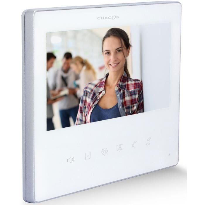 Videoteléfono - CHACON - 2 hilos - 7 - Blanco - Ultra Slim 1 Videoteléfono - CHACON - 2 hilos - 7 - Blanco - Ultra Slim 1