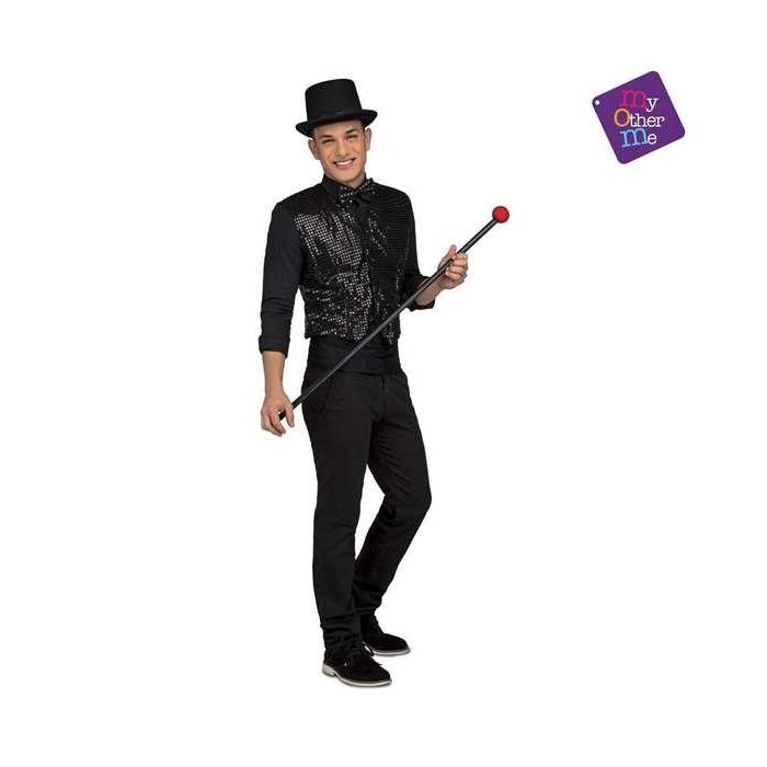Disfraz chaleco showman negro talla m-l 1 Disfraz chaleco showman negro talla m-l 1