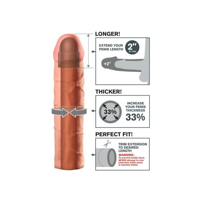 Funda para pene Pipedream Fantasy X-Tensions 2 Funda para pene Pipedream Fantasy X-Tensions 2