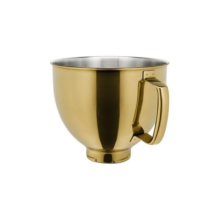 Kitchenaid 5KSM5SSBRG Bol de Acero Inoxidable Oro Radiant con Asa 1
