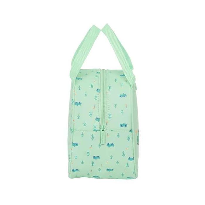Portameriendas Térmico Safta Coches Verde 19 x 22 x 14 cm
