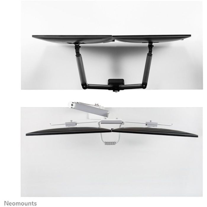Newstar FPMA-D700D Soporte de mesa Full Motion para dos monitores planos 17-32 pulgadas 2x 8KG Blanco 2