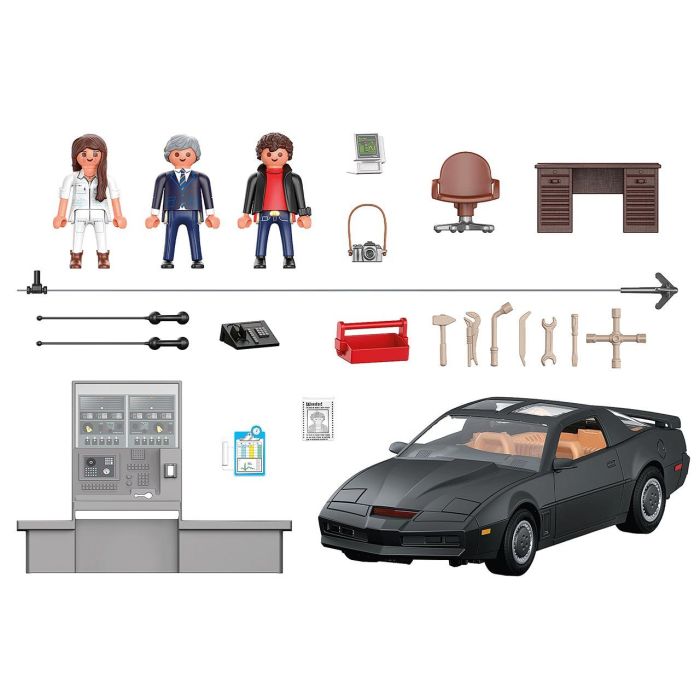 Playmobil 70924 El Coche Fantástico Knight Rider Vehículo de Juguete Licenciado para Niños +4 Años 1 Playmobil 70924 El Coche Fantástico Knight Rider Vehículo de Juguete Licenciado para Niños +4 Años 1