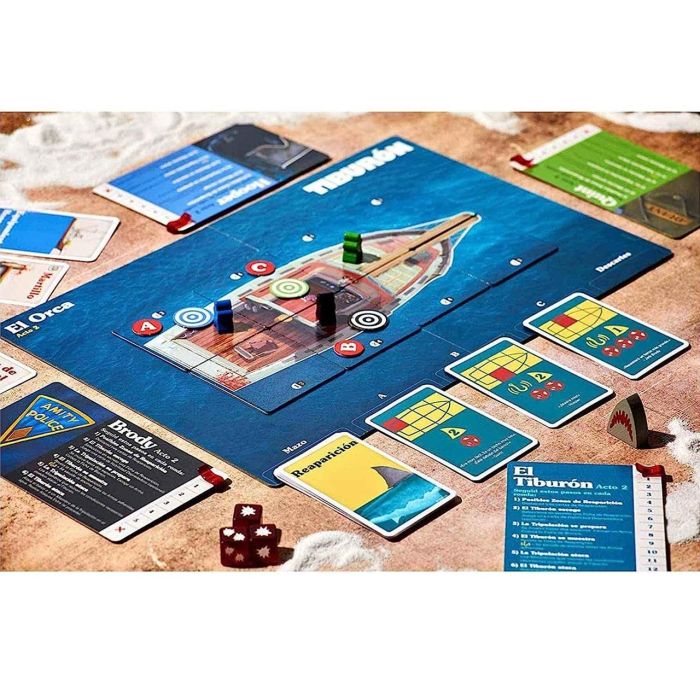 Ravensburger Juego Tiburon 26830 Ravensburger Juego de Mesa de Estrategia y Suspenso Basado en Jaws +12 Años 1