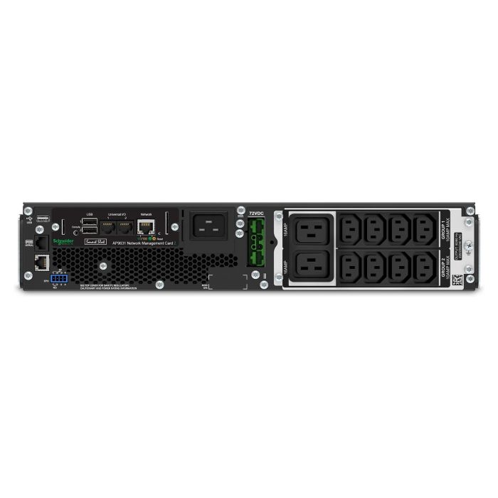 APC Smart-UPS SRT SRT2200RMXLI-NC 1980W 2200VA 2U Rack con Tarjeta de Red 1 APC Smart-UPS SRT SRT2200RMXLI-NC 1980W 2200VA 2U Rack con Tarjeta de Red 1