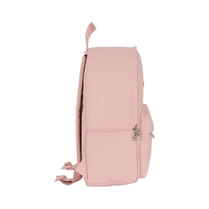 Mochila para Portátil Minnie Mouse Teen Misty Rosa 31 x 40 x 16 cm 5