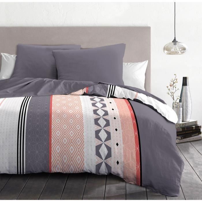 HOME PASSION BLING Juego nórdico de microfibra - 1 funda nórdica 220 x 240 cm + 2 fundas de almohada 63 x 63 cm - Azul 2 HOME PASSION BLING Juego nórdico de microfibra - 1 funda nórdica 220 x 240 cm + 2 fundas de almohada 63 x 63 cm - Azul 2