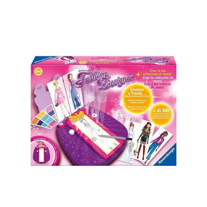 Ravensburger Juego Fashion Designer: Diseña tu Colección de Moda para Niños +6 Años