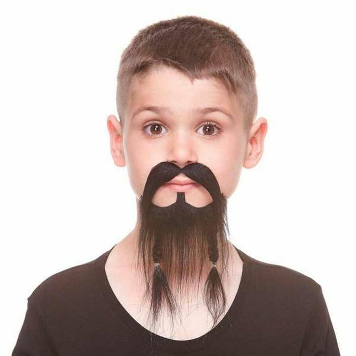 My Other Me Bigote y Barba Infantil Multicolor Talla Única para Niños +5 Años My Other Me Bigote y Barba Infantil Multicolor Talla Única para Niños +5 Años