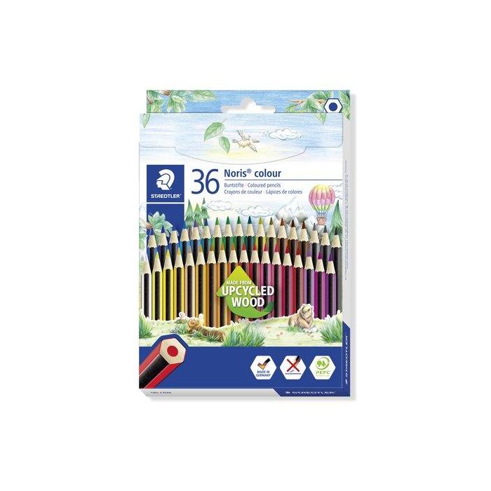 Staedtler Lápices De Colores Noris Colour Wopex Ecológico Estuche 36 Unidades