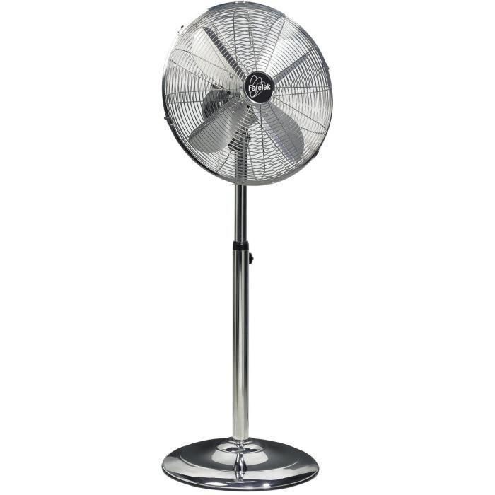 Farelek FAR3431541120266 Ventilador de Pie Arizona Ø40cm 50W cromo con oscilación 1 Farelek FAR3431541120266 Ventilador de Pie Arizona Ø40cm 50W cromo con oscilación 1