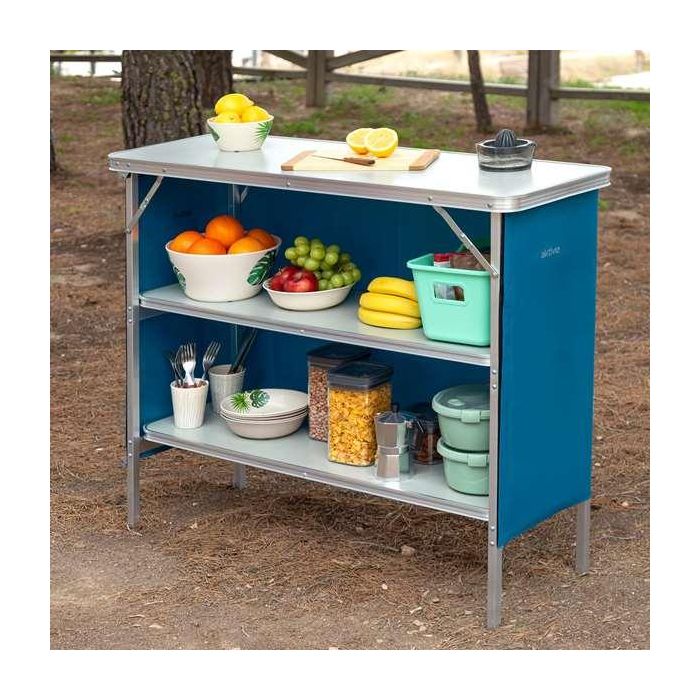 Estanteria camping plegable110x38x88cm 2 Estanteria camping plegable110x38x88cm 2