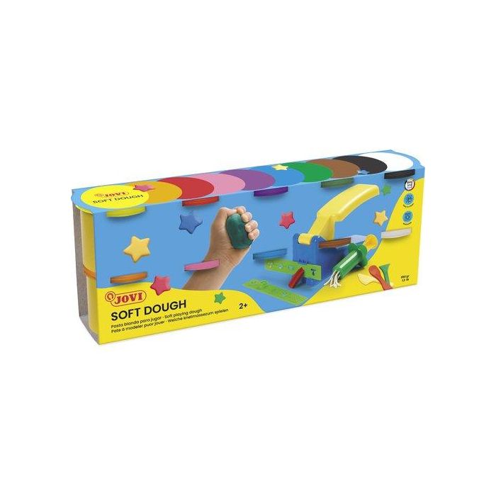 Plastilina Jovi Blandiver Soft Dough 110 Gr. Surtidos Caja De 10