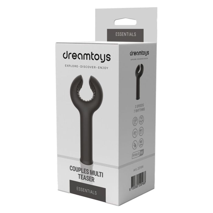 Vibrador anal Dream Toys Essentials Couples Multi Teaser Negro 1 Vibrador anal Dream Toys Essentials Couples Multi Teaser Negro 1