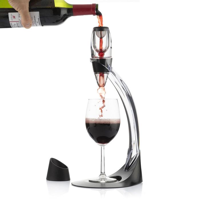 Aireador de Vino Profesional con Soporte Torre y Base Antigoteo Winair InnovaGoods 4 Aireador de Vino Profesional con Soporte Torre y Base Antigoteo Winair InnovaGoods 4