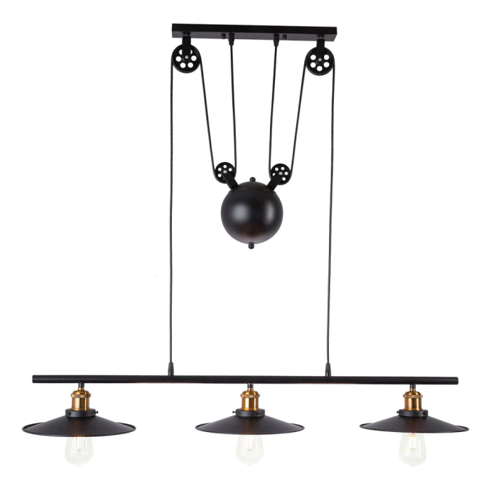 Burnaby Lámpara Colgante Metal Diseño Industrial SKD-P80008 Elegante Única para Hogar y Negocios