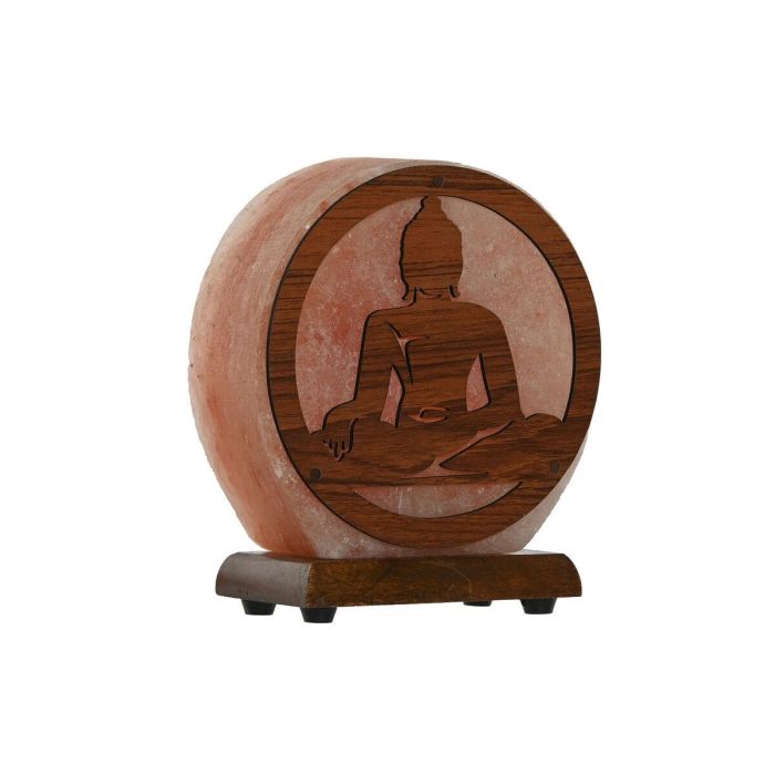 DKD Home Decor Lámpara de Sobremesa Sal del Himalaya Buda Árabe Marrón Rosa E14 15W 3.5kg - 18x16x7 cm 5 DKD Home Decor Lámpara de Sobremesa Sal del Himalaya Buda Árabe Marrón Rosa E14 15W 3.5kg - 18x16x7 cm 5