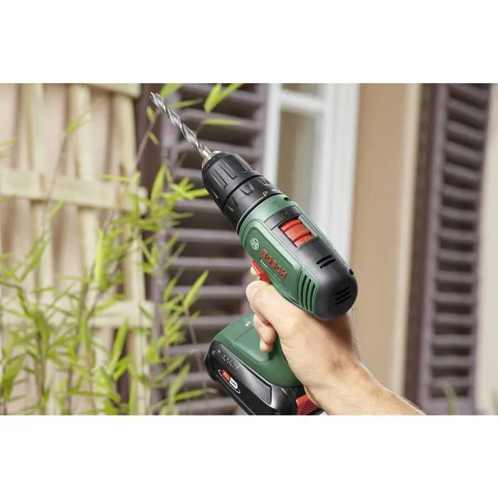 Bosch Easydrill 18V-40 Taladro Atornillador Inalámbrico con 2 Baterías 2.0Ah y Cargador AL18V-20 2 Bosch Easydrill 18V-40 Taladro Atornillador Inalámbrico con 2 Baterías 2.0Ah y Cargador AL18V-20 2