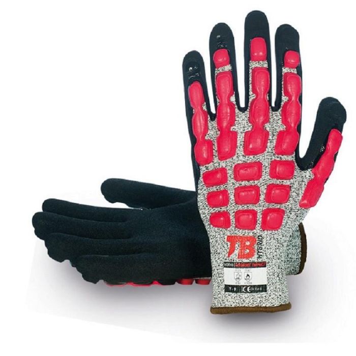 Tomas Bodero 490RMF IMPACT Guante Anticorte Nitrilo Microfinish Látex Anti-impacto EN 388-4544 Talla M-8