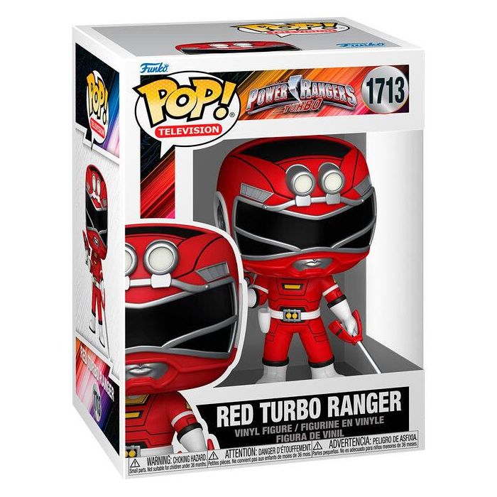 Funko POP! Power Rangers Turbo - Red Turbo Ranger Figura de Vinilo 9cm