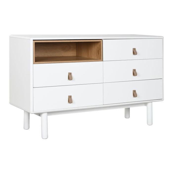 Comoda Urban DKD Home Decor Blanco Natural 40 x 75 x 120 cm 1 Comoda Urban DKD Home Decor Blanco Natural 40 x 75 x 120 cm 1