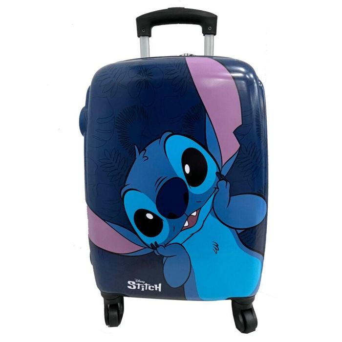 TOYBAGS Maleta ABS Stitch Disney 50cm Cabina Rígida Policarbonato