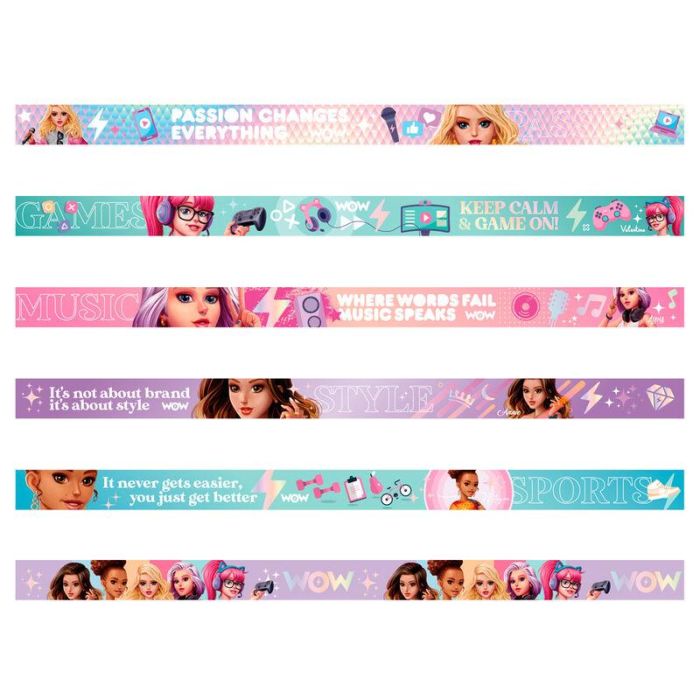 Wow Generation Cintas Decorativas Washi Tapes | Adhesivos para Manualidades y Proyectos Creativos | Apto para Niños y Niñas +3 Años 4