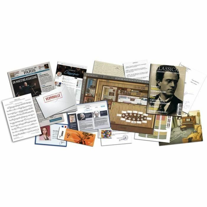 Asmodee ASM3760363610137 El Maestro Asesinado - Juego de mesa de investigación para adultos - A partir de 18 años - Fabricado en Francia 2