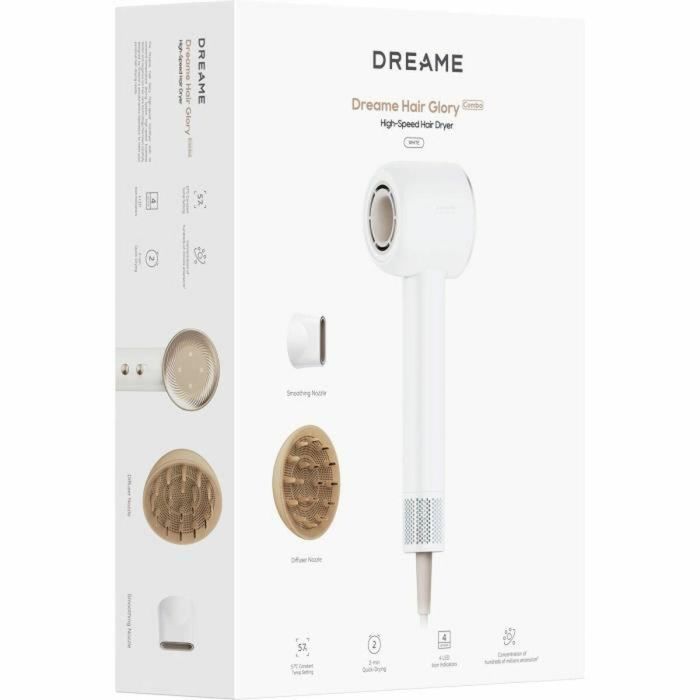 Dreame DRE6973734685529 Secador de Pelo Glory Combo Profesional 1600W, Secado Rápido y Ligero 1 Dreame DRE6973734685529 Secador de Pelo Glory Combo Profesional 1600W, Secado Rápido y Ligero 1