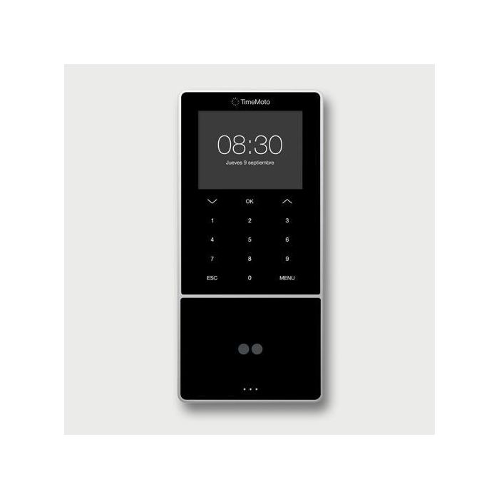 Timemoto Terminal Para Fichaje Tm-838 Sc Reconocimiento Facial, Sensor Rifid, Mifare Iso-Iec 14443 Y Pin Hasta 2000 Usuarios Timemoto Terminal Para Fichaje Tm-838 Sc Reconocimiento Facial, Sensor Rifid, Mifare Iso-Iec 14443 Y Pin Hasta 2000 Usuarios