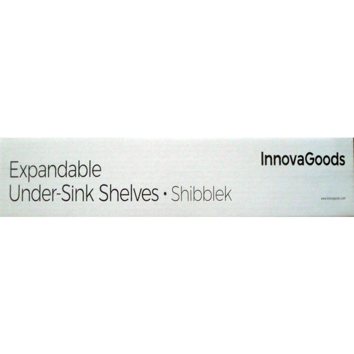 Estantería Extensible para Fregadero Shibblek InnovaGoods 2 Estantes 10 Estantería Extensible para Fregadero Shibblek InnovaGoods 2 Estantes 10