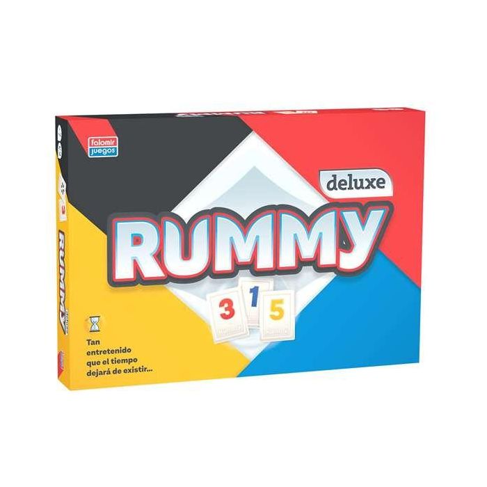 Falomir Juego Rummy Deluxe para 2 jugadores, incluye 106 fichas y 4 soportes 2