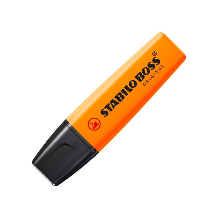 Rotulador Stabilo Boss Fluorescente 70 Naranja 10 unidades 1