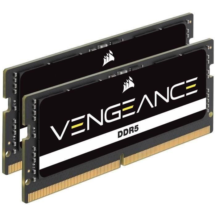 Corsair CMSX32GX5M2A4800C40 Memoria RAM Vengeance DDR5 2x16GB SODIMM 4800 MT/s CL40 1.1V 2 Corsair CMSX32GX5M2A4800C40 Memoria RAM Vengeance DDR5 2x16GB SODIMM 4800 MT/s CL40 1.1V 2