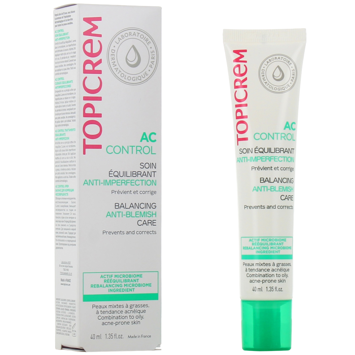 Topicrem AC CONTROL Cuidado Equilibrante Tratamiento Facial Hidratante Piel Mixta a Grasa 40 ml