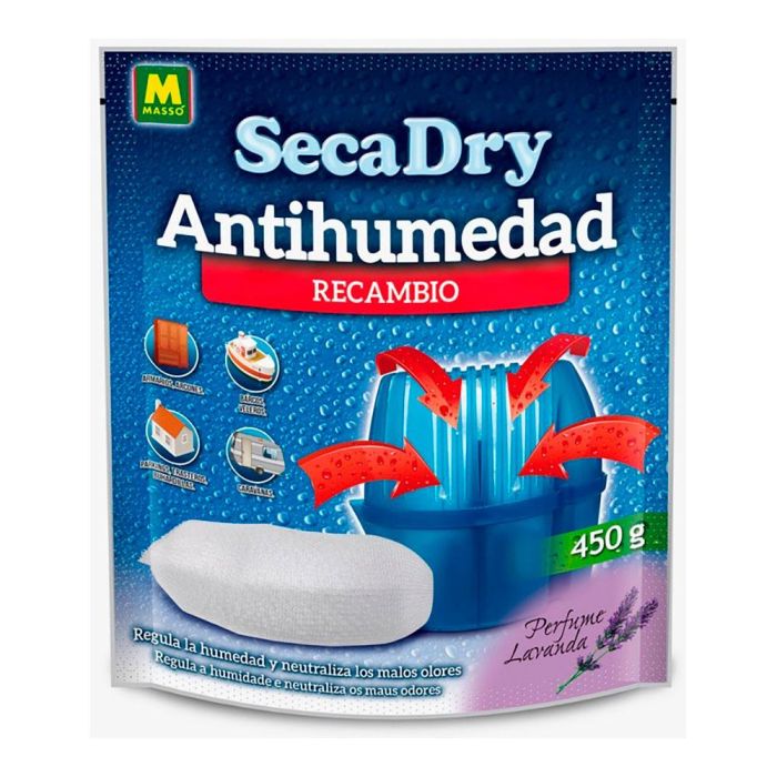 Recambio secadry antihumedad 450 g 230010 masso