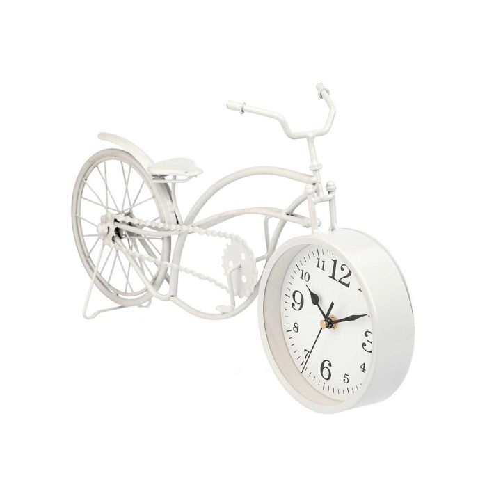 Reloj Forja Bicicleta Blanco 22,5Cm Ancho Giftdecor (4 Unidades) 2 Reloj Forja Bicicleta Blanco 22,5Cm Ancho Giftdecor (4 Unidades) 2