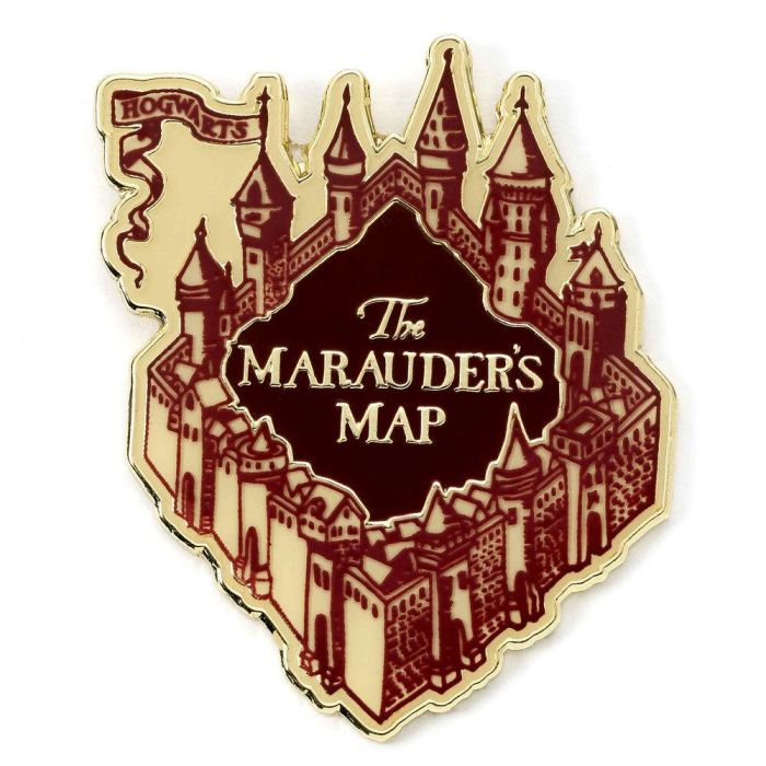 Pin Badge Mapa de los Merodeadores Harry Potter 1