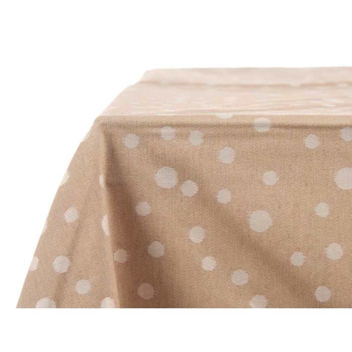 Kinvara Mantel Jacquard Antimancha Lunares Beige 140x180 cm (8 Unidades) 3