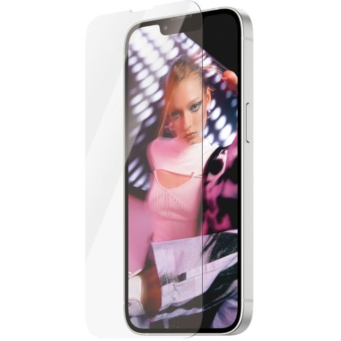 PanzerGlass Protector de Pantalla SAFE Ultra-Wide Fit para iPhone 16e, 14, 13, 13 Pro - Vidrio Templado Resistente a Golpes y Rayones