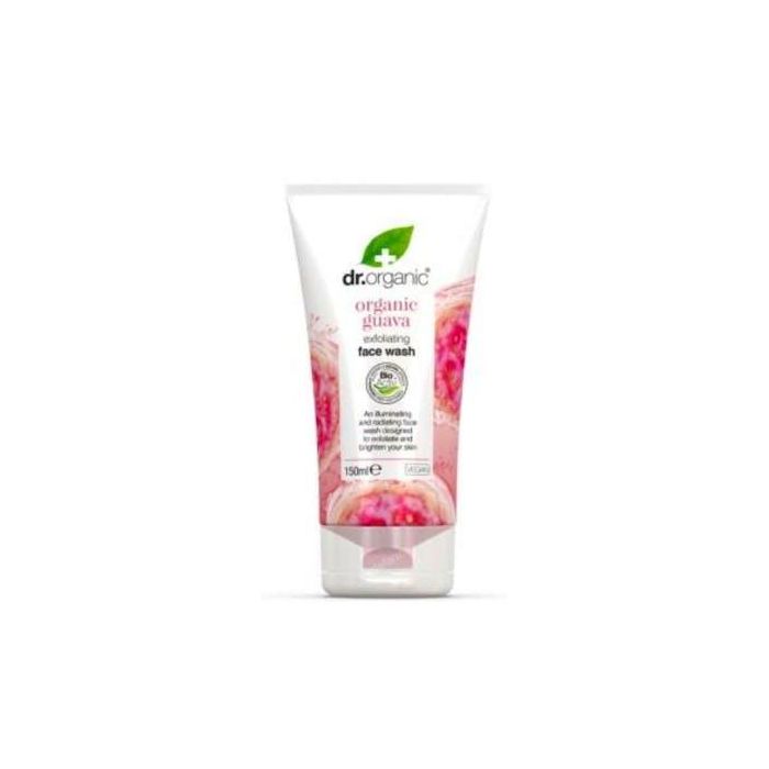 DR. ORGANIC Exfoliante Facial de Guayaba con Vitamina C, Vegano y 70% Ingredientes Orgánicos 150ml