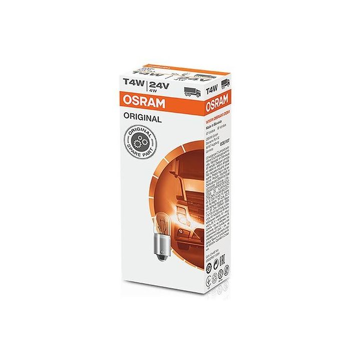Osram Orginal 3930 Ba9S 24 V 4 W 4 W | 10 Unidades OS3930 Osram Orginal 3930 Ba9S 24 V 4 W 4 W | 10 Unidades OS3930