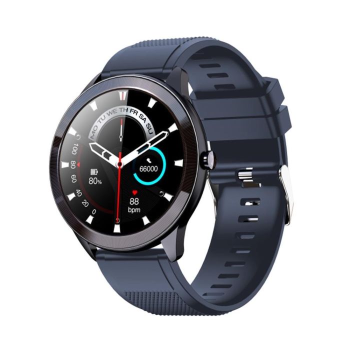 Leotec LESW32B Smartwatch Deportivo Wave 1.28" IPS Táctil Ritmo Cardíaco SpO2 Notificaciones IP68 Negro Leotec LESW32B Smartwatch Deportivo Wave 1.28" IPS Táctil Ritmo Cardíaco SpO2 Notificaciones IP68 Negro