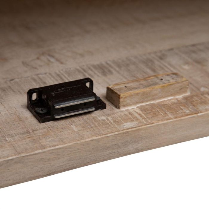 Aparador Blanco Rozado Madera de Mango 160 X 35 X 71 cm