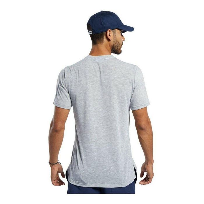 Camiseta de Manga Corta Hombre Reebok Workout Ready Supremium Gris 7 Camiseta de Manga Corta Hombre Reebok Workout Ready Supremium Gris 7
